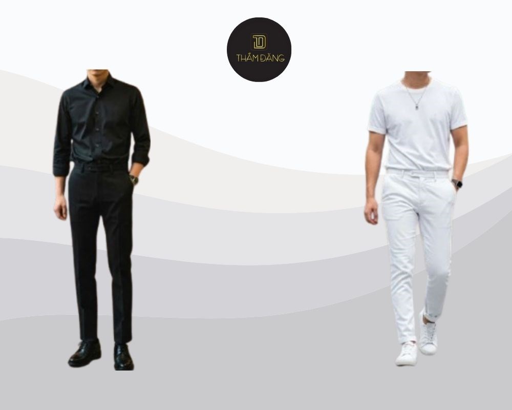 lưng dài chân ngắn mặc gì cho nam