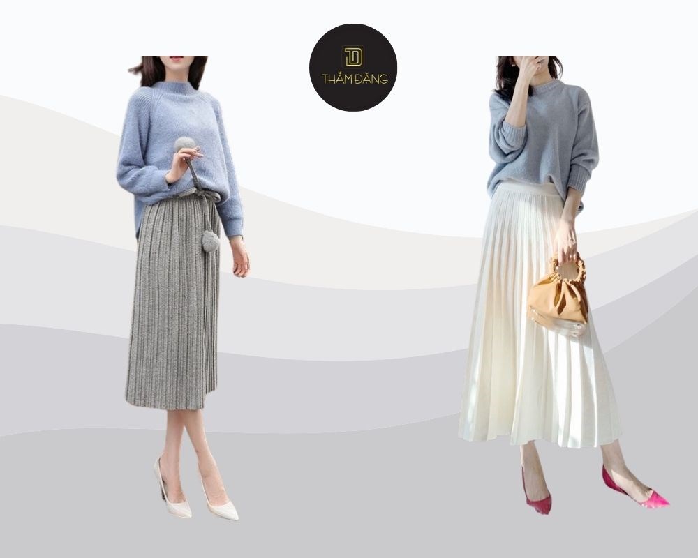 Mặc gì đi chụp kỷ yếu với bạn phối váy