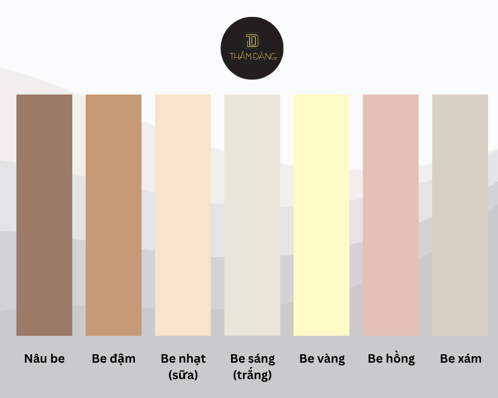 màu be phối với màu gì phù hợp