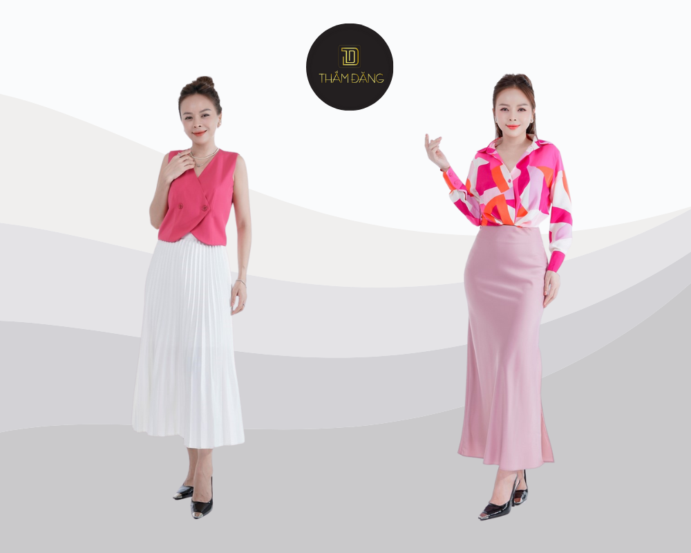 màu hồng phối với màu gì phù hợp