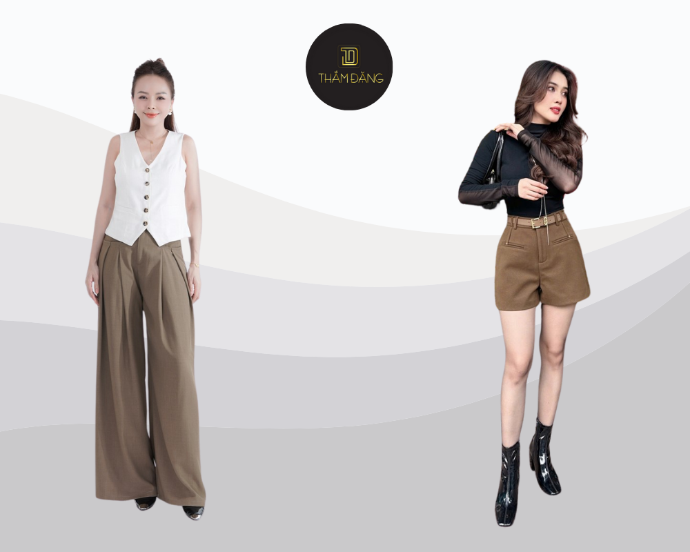 màu nâu phối với màu gì cho sáng