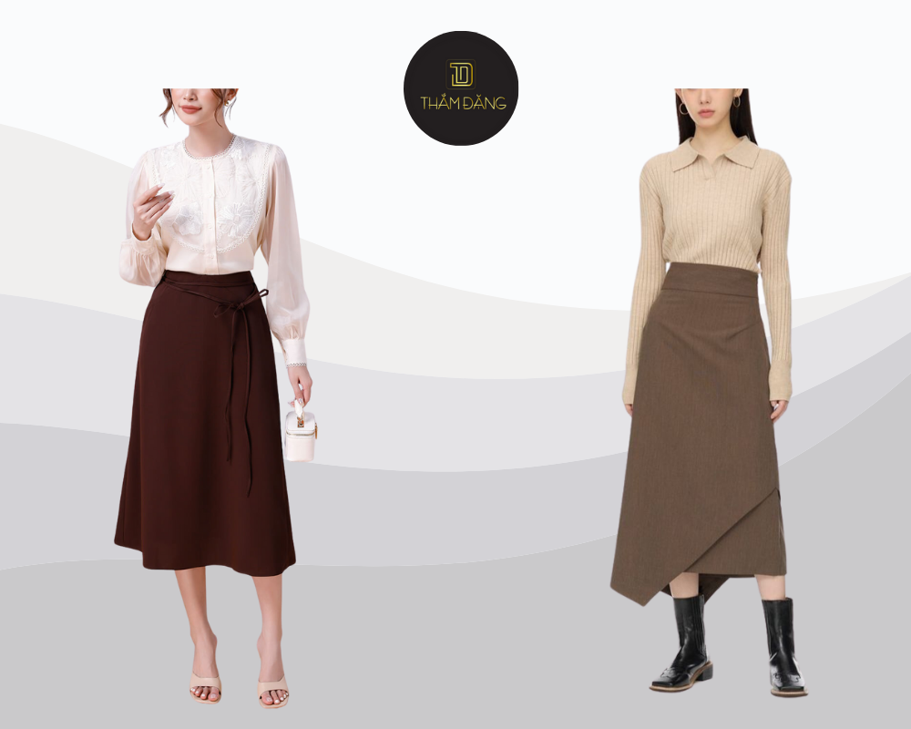 màu nâu phối với màu gì thanh lịch