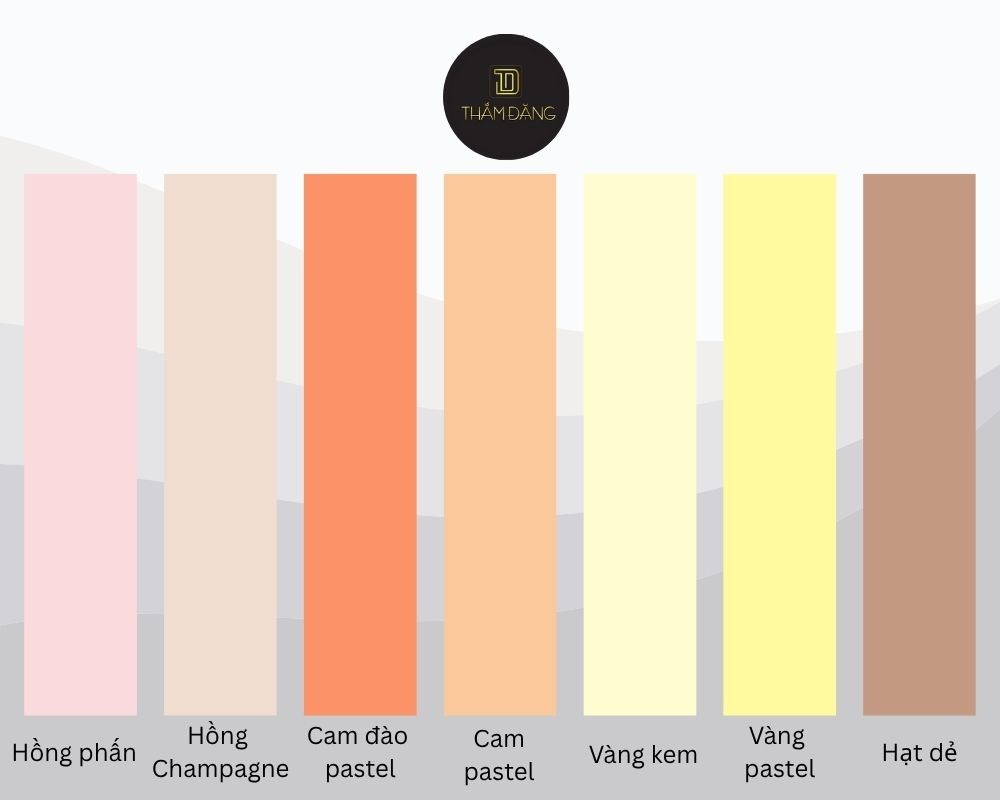 tone màu pastel là màu gì