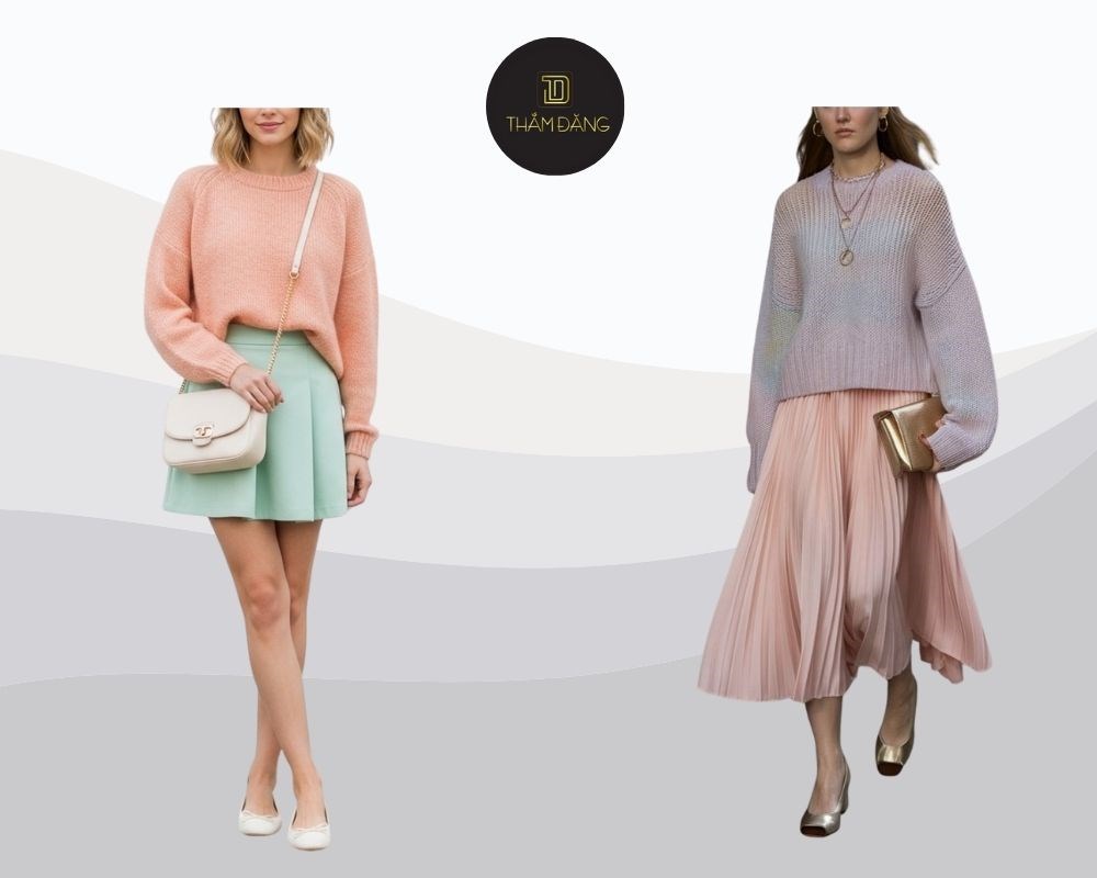 màu pastel là màu gì xu hướng 2025