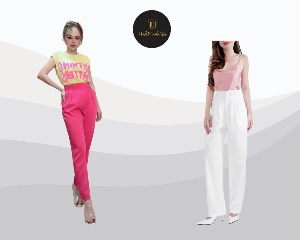 Mẫu quần baggy vải đẹp hot trend 2025