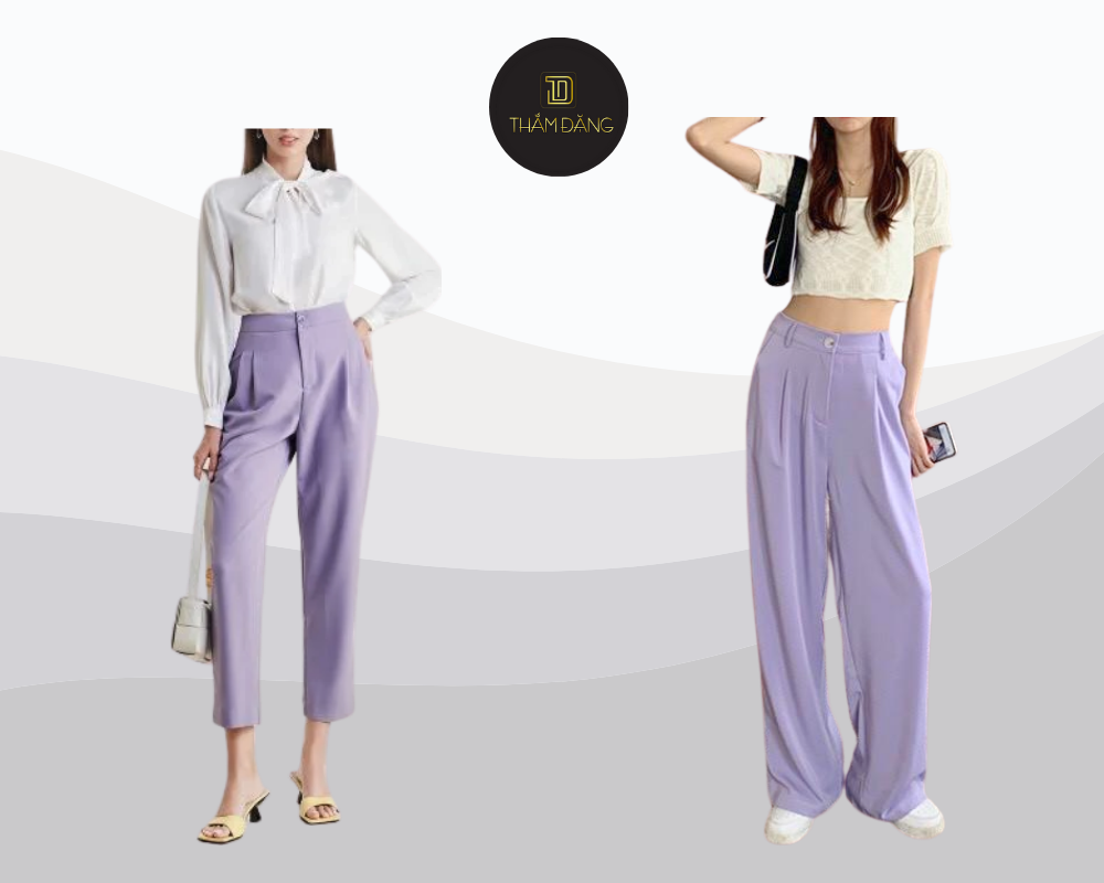 màu tím phối với màu gì phù hợp