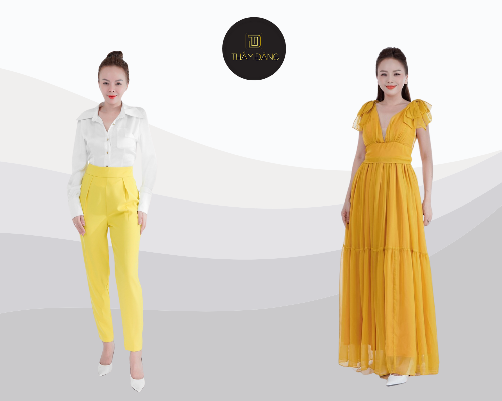 màu vàng phối với màu gì đẹp nhất