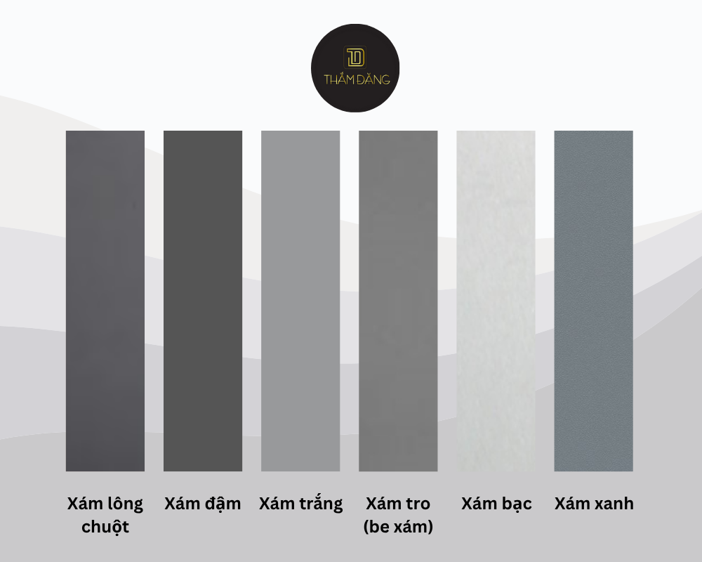 màu xám phối với màu gì tạo sự cân bằng
