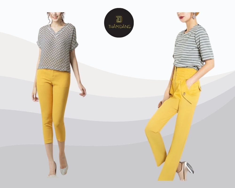 Màu xám sáng và mát mẻ mix cùng màu vàng mang đến sự tươi sáng và đầy sức sống
