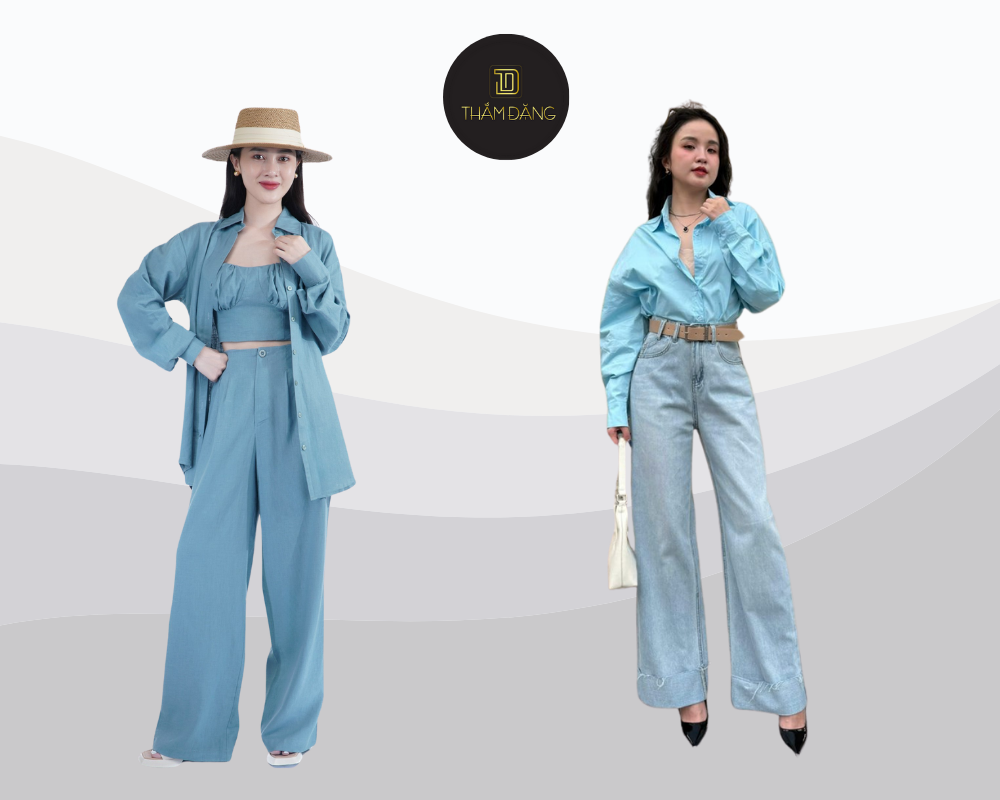 màu xanh dương kết hợp với màu gì thì đẹp nhất