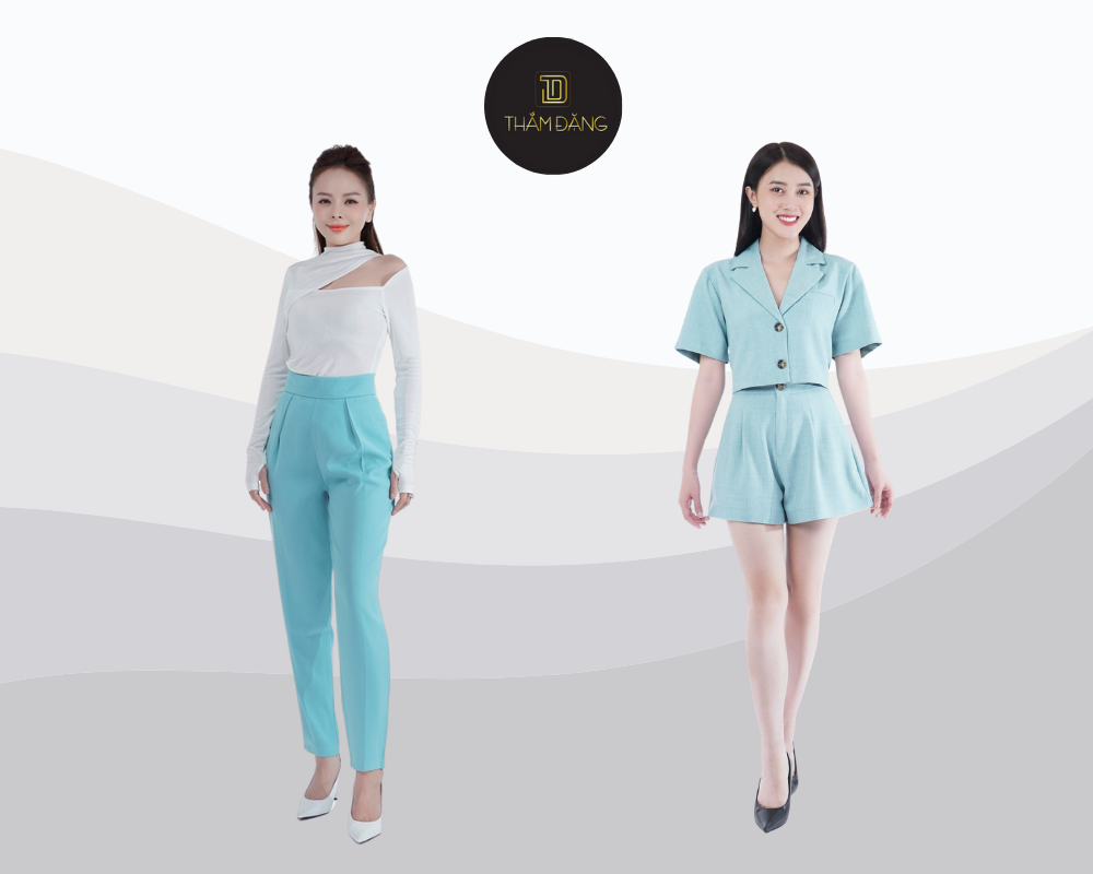 màu xanh dương kết hợp với màu gì thì đẹp hiện đại