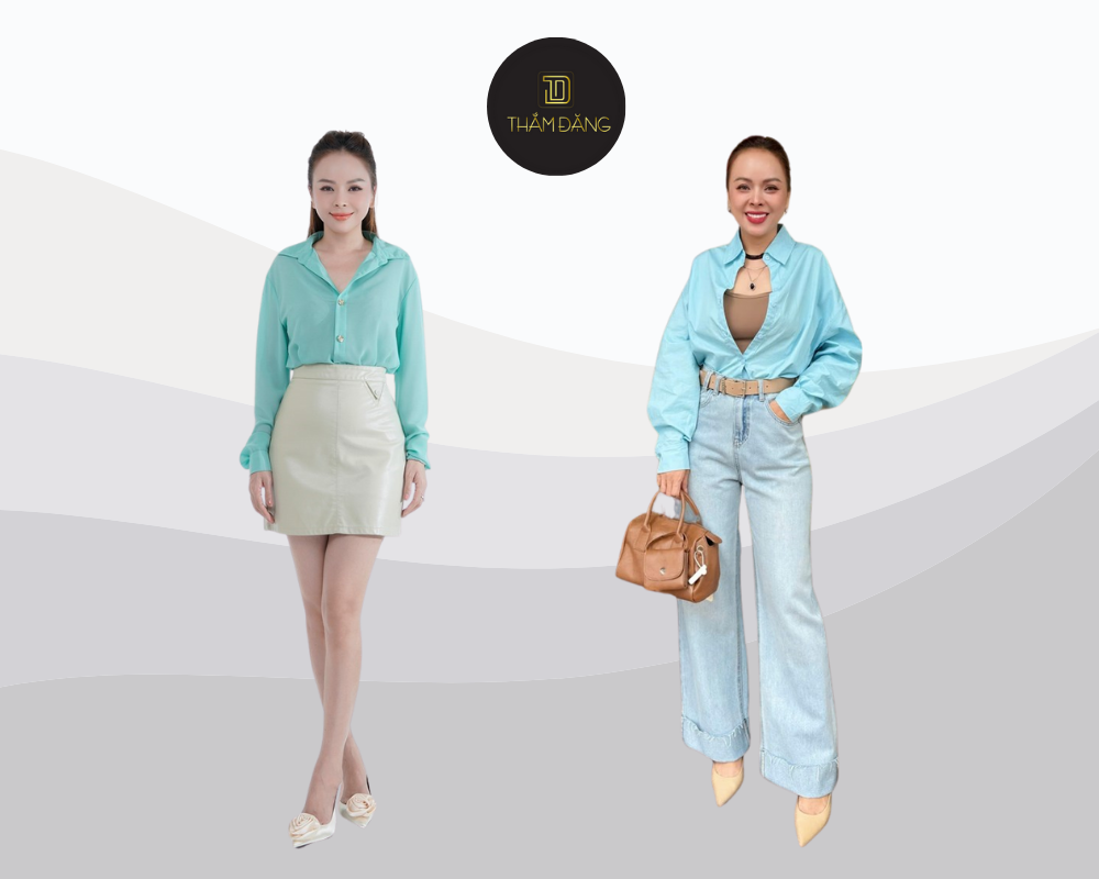 màu xanh nước biển hợp với màu gì cho tươi sáng