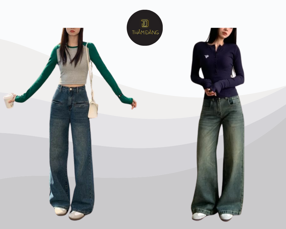 mix đồ đi dám cưới với quần jean cho mùa lạnh