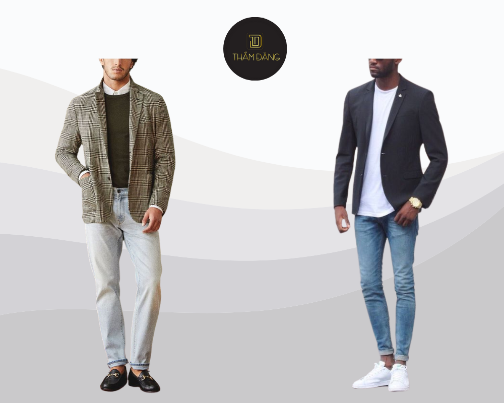 mix đồ đi đám cưới với quần jean nâng tầm phong cách