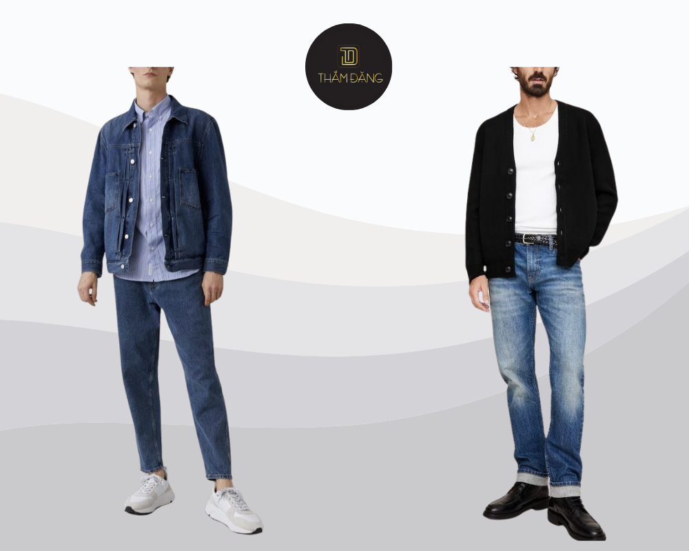 mix đồ đi dám cưới với quần jean mùa thu