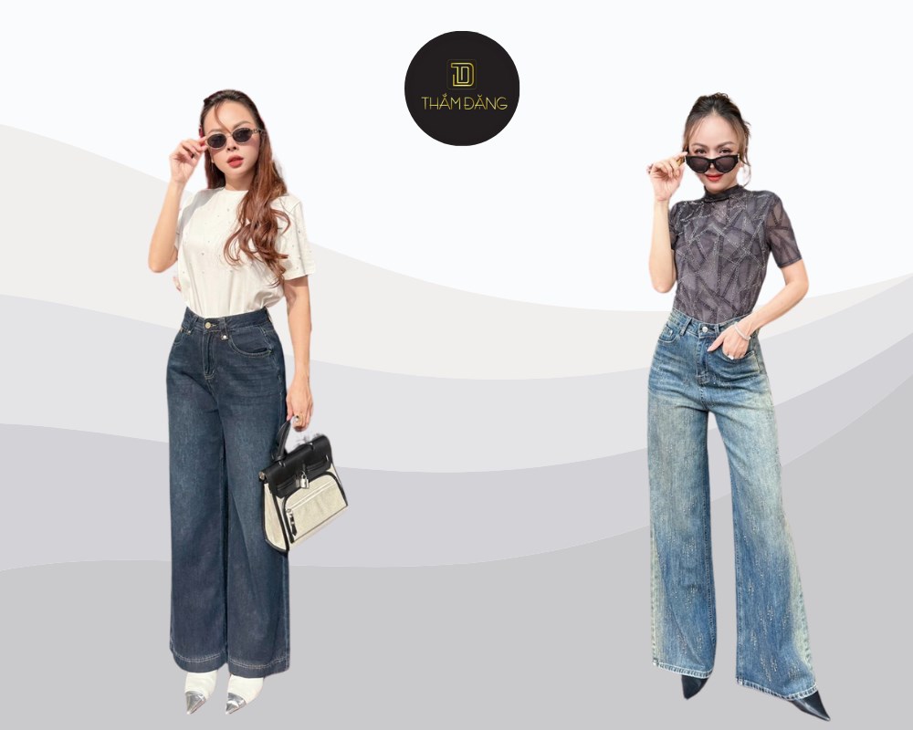 mix đồ đi đám cưới với quần jean tinh tế