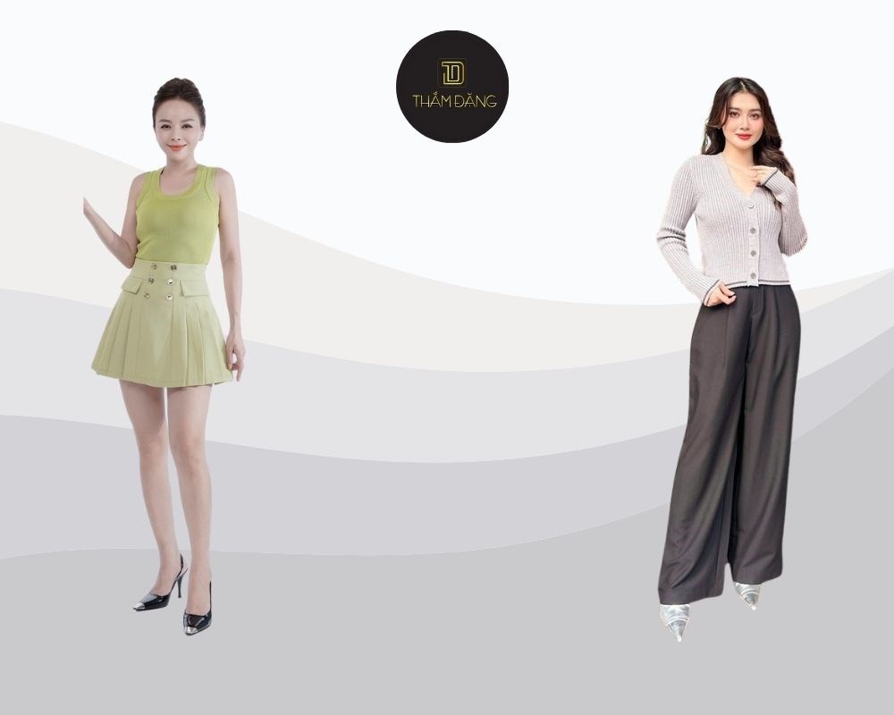 mông lép chân nhỏ mặc quần gì đẹp nhất