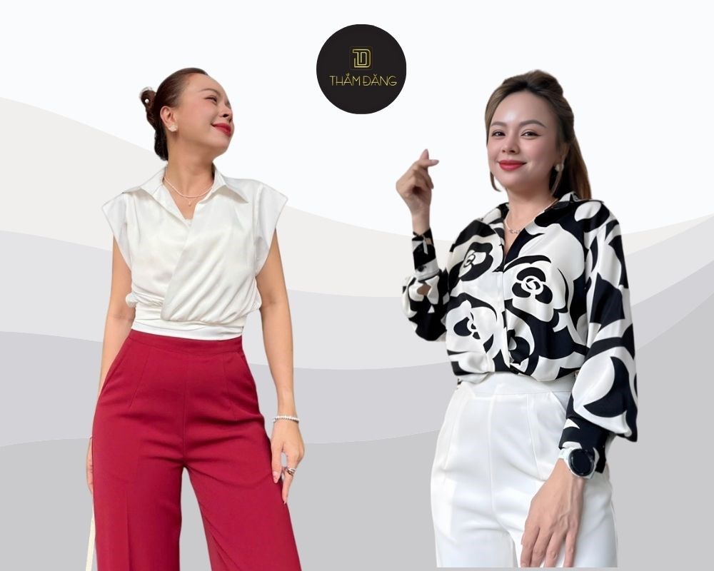 Chọn chất liệu phù hợp và luôn chú ý đến tỷ lệ cơ thể để tạo ra bộ trang phục hoàn hảo khi kết hợp quần ống rộng áo sơ mi 