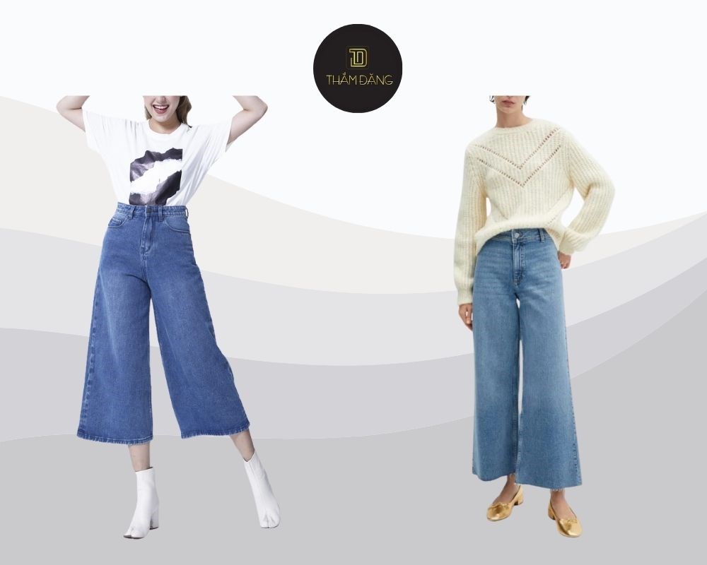 Quần jean ống lửng là item lý tưởng để khoe giày và tạo phong cách độc đáo, phù hợp với người có chiều cao trung bình hoặc cao, có thể phối layer linh hoạt cho mọi mùa.