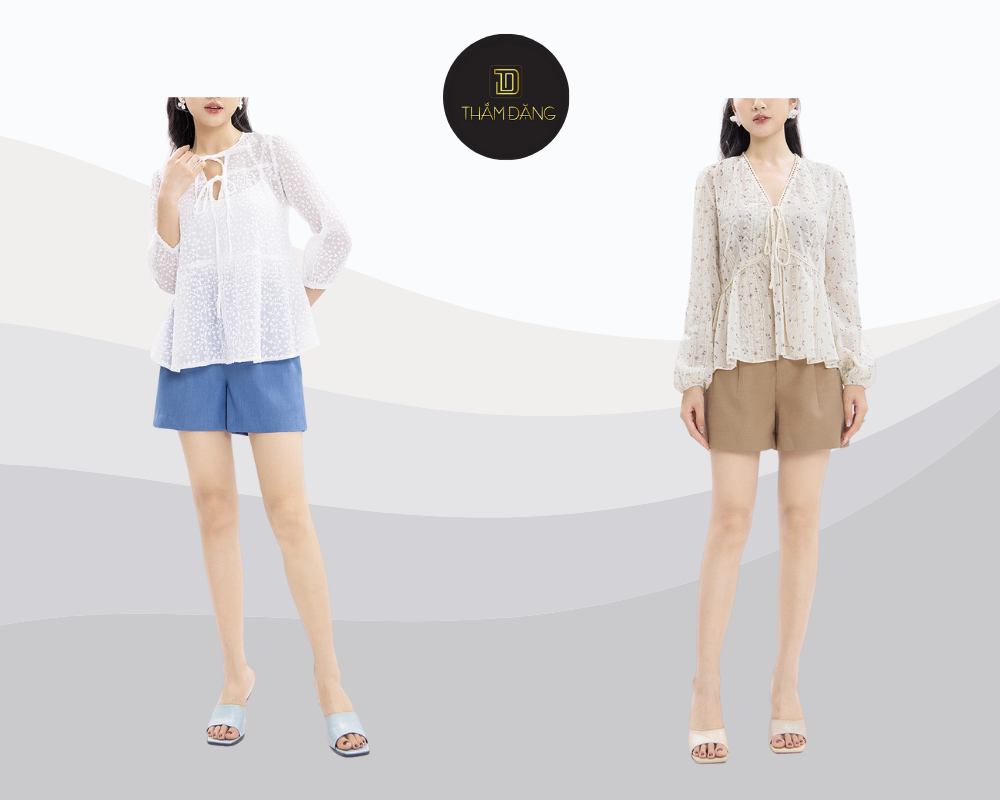 Áo baby doll bồng bềnh tôn dáng che khuyết điểm tinh tế thời trang đa phong cách