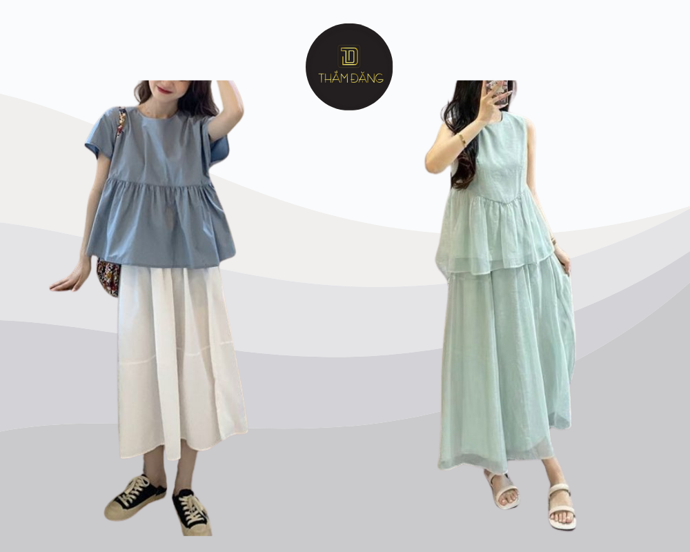 Phong cách nữ tính ngọt ngào chuẩn Hàn Quốc cho mọi dịp nhẹ nhàng.