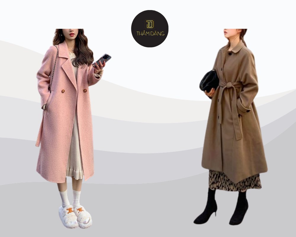 Giữ ấm ngày lạnh vẫn thật nữ tính với áo dạ và váy liền thân