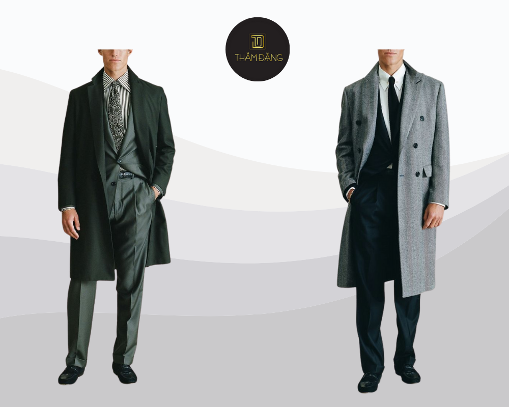Outfit áo dạ vest quần tây tôn lên phong cách lịch lãm sang trọng.