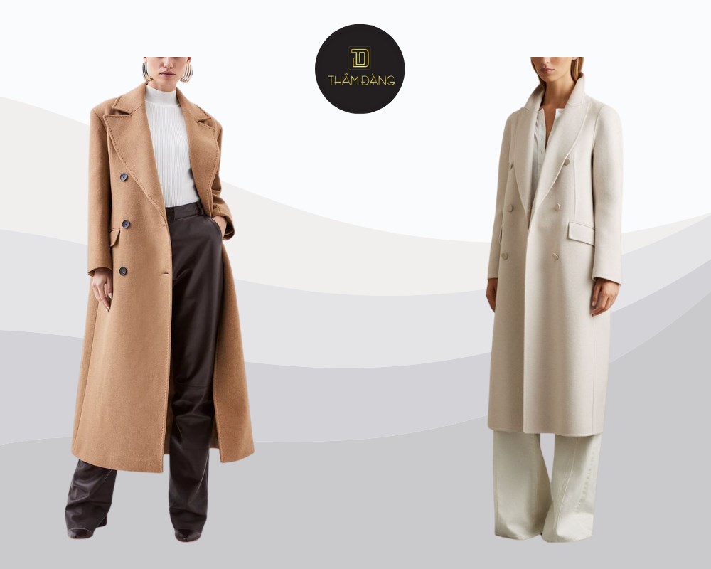 Áo dạ oversize và layering giúp dáng mảnh mai thêm đầy đặn, cân đối.