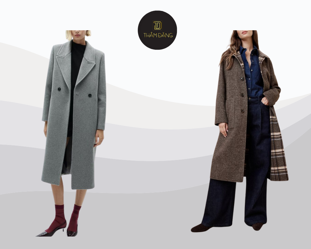 Áo dạ cho người cao ưu tiên cân đối tỉ lệ và layering thông minh.