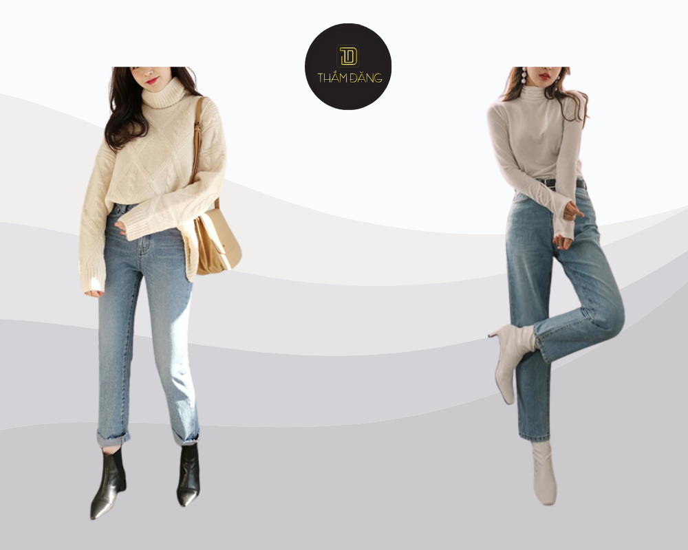 phối đồ với boot cổ ngắn phong cách