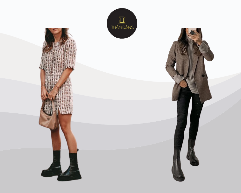 phối đồ với boot cổ ngắn đúng cách