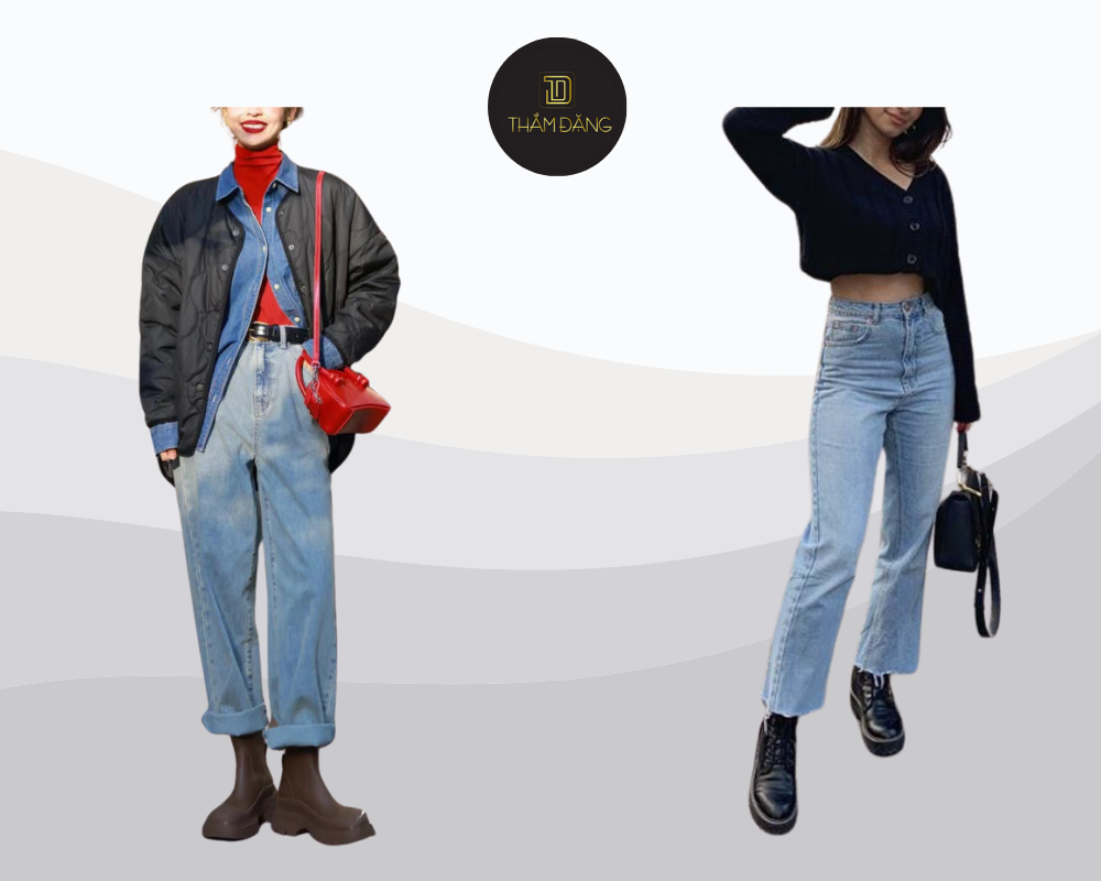 phối đồ với boot cổ ngắn trẻ trung