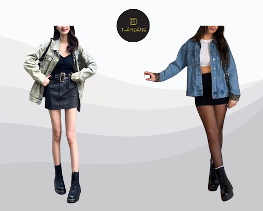 Da cá tính denim bụi bặm mix cùng boot chất chơi cho set đồ nổi bật