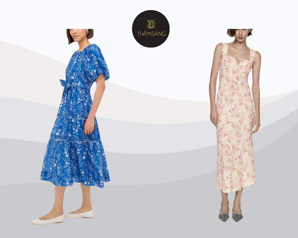 phối đồ với giày búp bê nữ tính