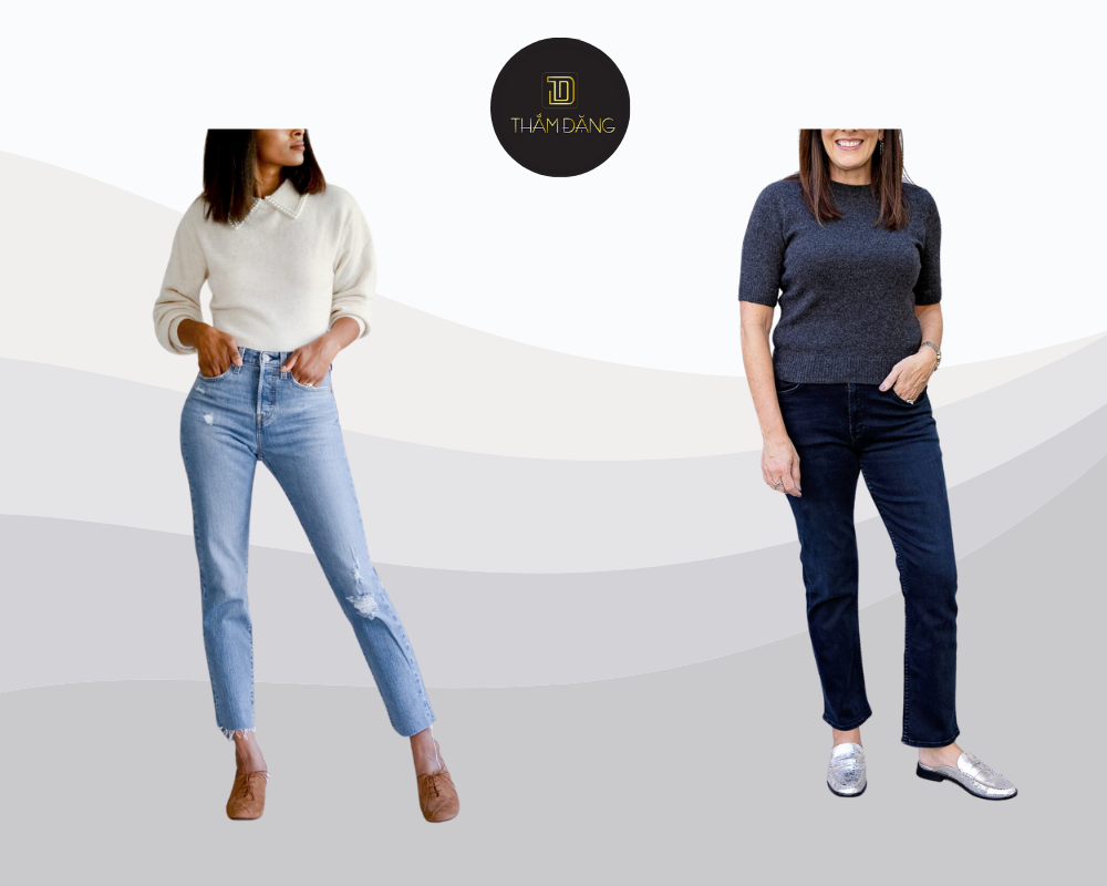 phối đồ với giày oxford nữ trẻ trung