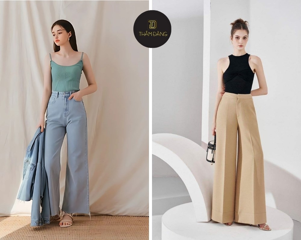 Tự tin diện quần ống rộng với những bí quyết phối đồ chuẩn thanh lịch