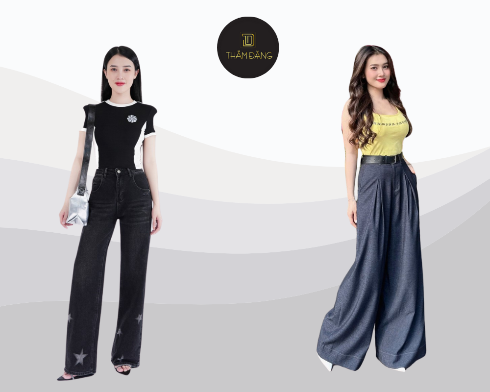 Tự tin diện quần ống rộng với những bí quyết phối đồ chuẩn thanh lịch