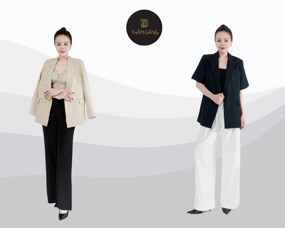 Quần ống rộng mặc áo gì? Set đồ công sở quyền lực nữ tính chuẩn mực cho ngày làm việc chuyên nghiệp.