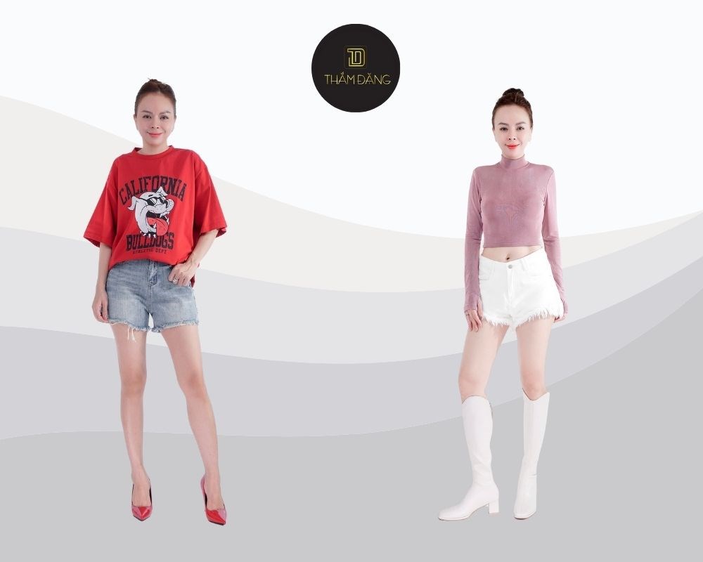 Item đa năng, dễ phối đồ với quần short jean nữ, phù hợp với nhiều dáng người