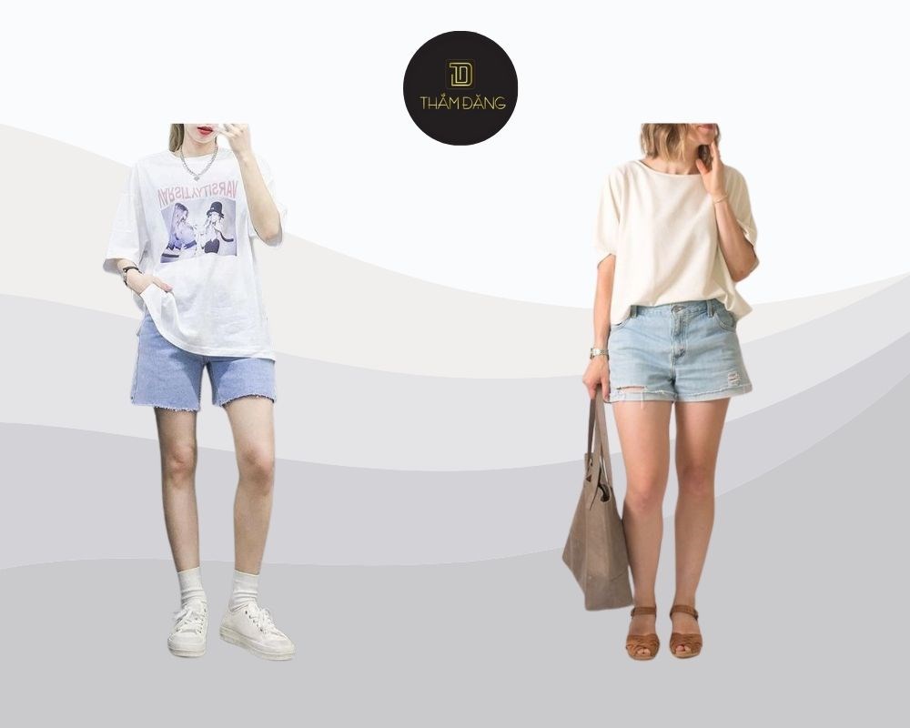 Phối áo phông oversize tạo phong cách streetwear thời thượng, thoải mái và hack dáng hiệu quả