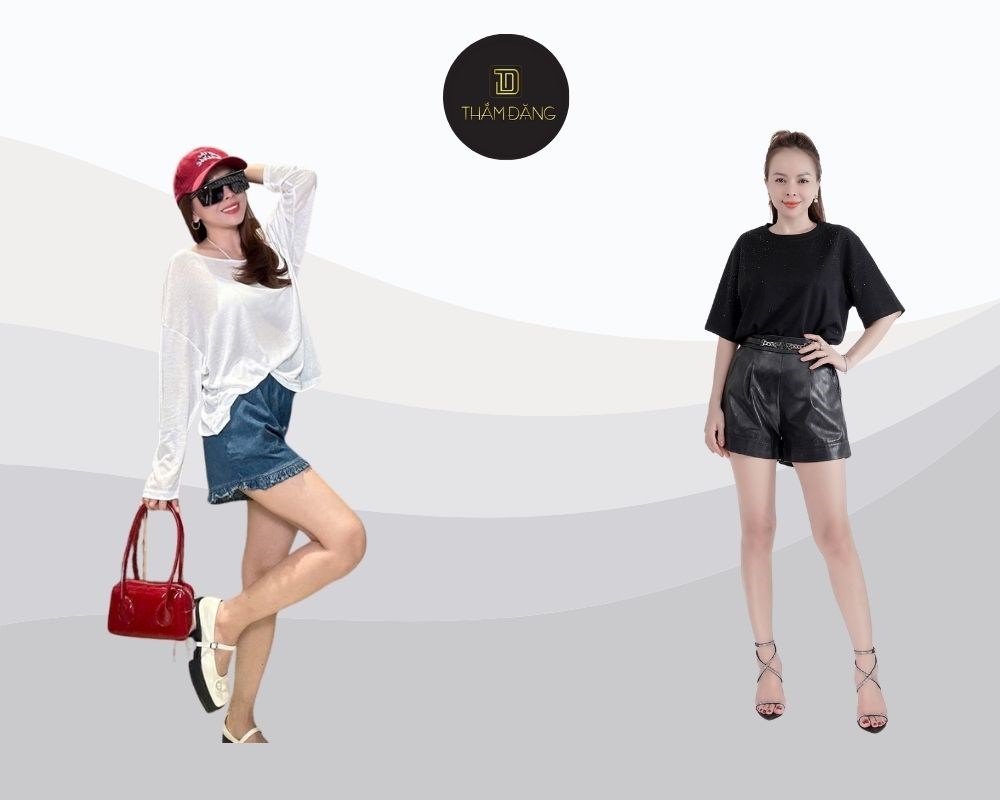 Quần short ống rộng là xu hướng được ưa chuộng, mang lại sự thoải mái, thanh lịch và thời thượng.