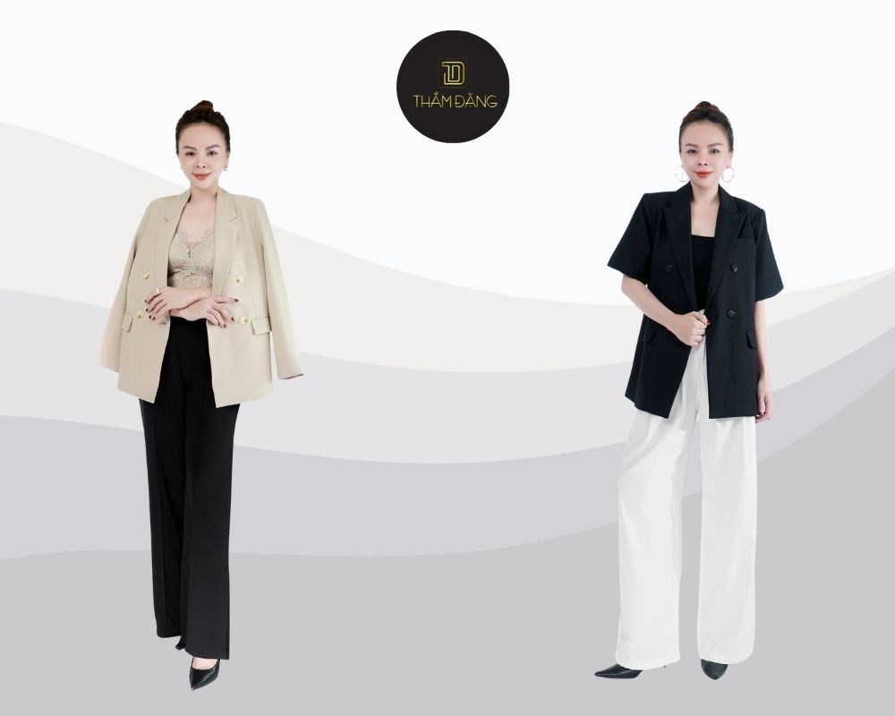 phối đồ với quần tây nữ quyền lực