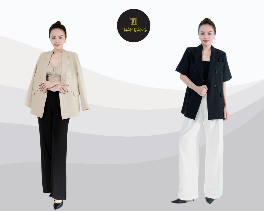 phối đồ với quần tây ống rộng chuyên nghiệp