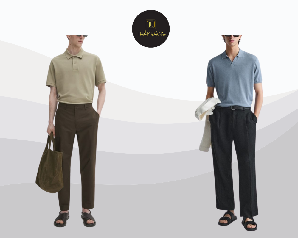 phối đồ với quần jean ống rộng thể thao