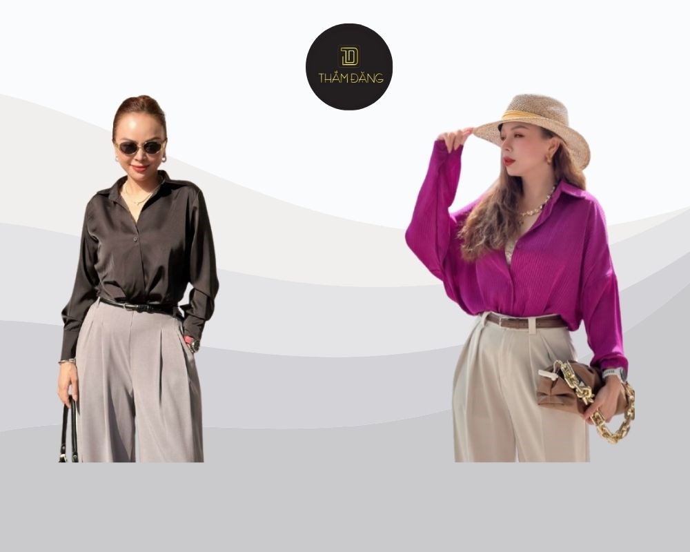 Sự cân bằng giữa phần trên ôm vừa và phần dưới rộng rãi chính là bí quyết tạo nên tỷ lệ vàng cho cơ thể