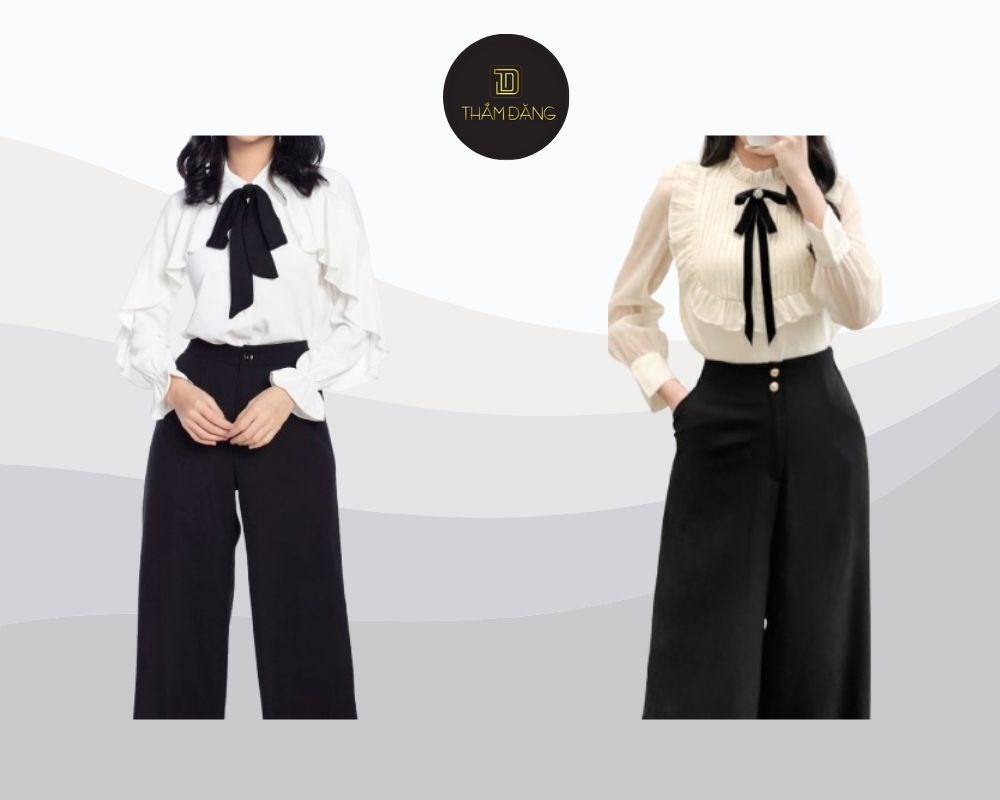 Cổ vest thanh lịch hay bèo nhún nữ tính là điểm nhấn hoàn hảo cho bất kỳ outfit nào