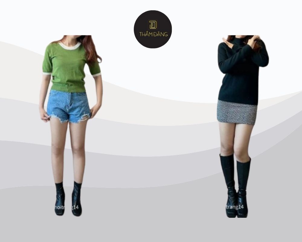 Vùng bụng là mối quan tâm hàng đầu của dáng quả táo, vì vậy tuyệt đối tránh những trang phục ôm sát vùng eo