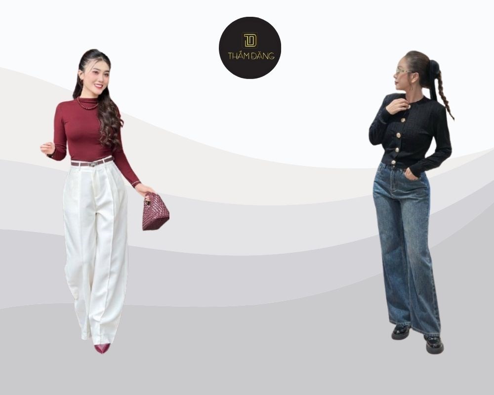 Dáng quả lê mang nét đẹp nữ tính đặc trưng với phần hông rộng hơn hẳn so với vai