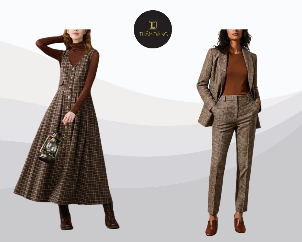set đồ phong cách retro