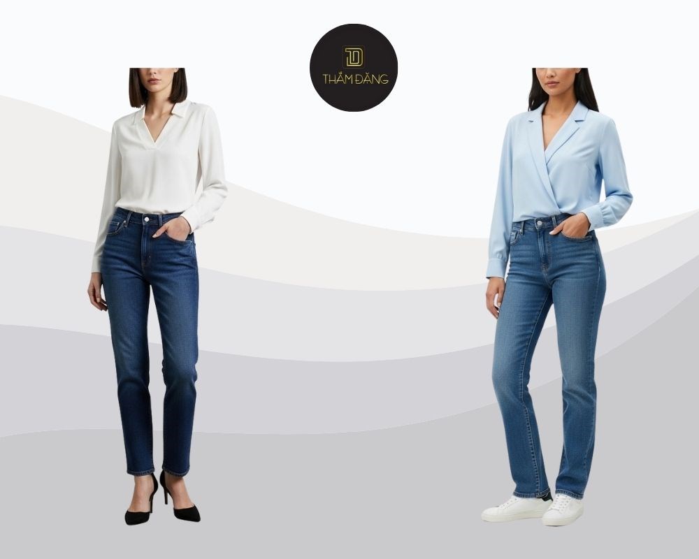 áo blouse phong cách retro